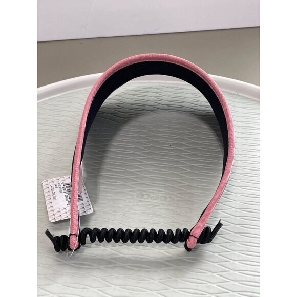 Glove it Rose Lace Visor Women OS Coil Pink Black Outdoor Golf Tennis Sporty NEW - Picture 3 of 6